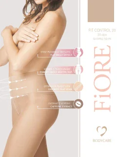 Fit Control 20 den model 18031368 kolor:natural - Fiore