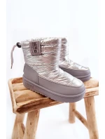 Dziecięce Śniegowce Big Star KK374218 Szaro-Srebrne Dziecięce Śniegowce Big Star KK374218 Szaro-Srebrne