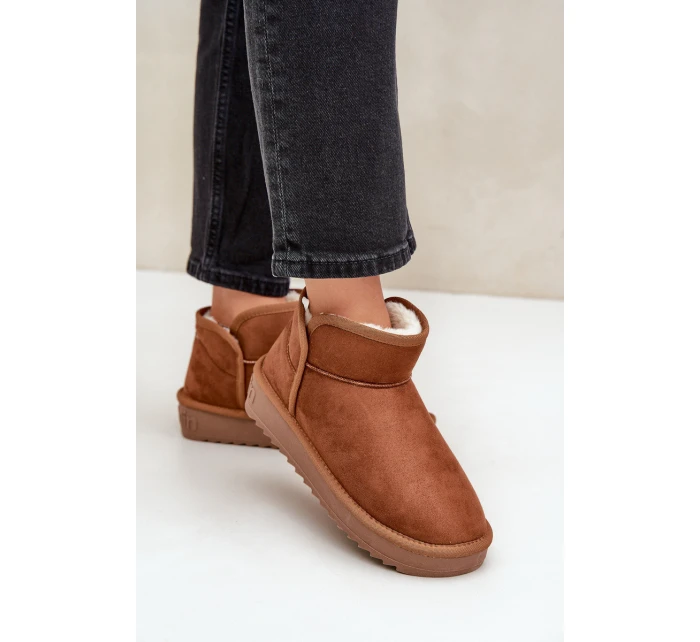 Śniegowce Na Platformie Damskie D.Franklin DFSH370010 Brązowe Śniegowce Na Platformie Damskie D.Franklin DFSH370010 Brązowe