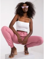 Tepláky TW DR 1033.16P tmavo ružová