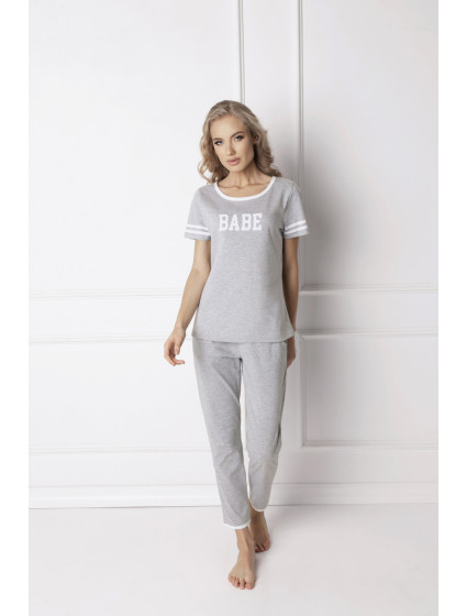 Babe Dlhé šedé pyžamo - Aruelle