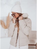 Dámská zimní manšestrová bunda béžová Dstreet model 21978699 - FashionStreet