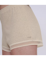 Dámske krátke nohavice GO Ribbed Short - GRAY - sv. béžová M013 - SLOGGI