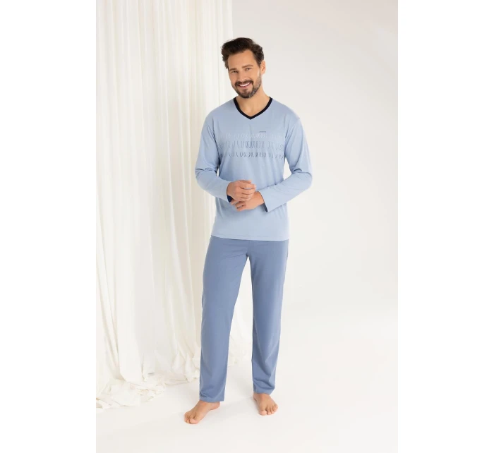 Regina 495 dlhé/r 2XL-3XL Z25/26 pánske pyžamo