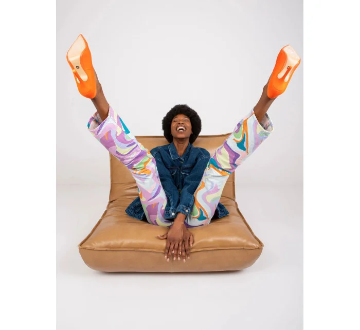 Dámska tmavomodrá voľná džínsová bunda (CKT-02)