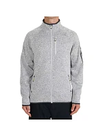 Pánsky fleece 4F M443 cool light grey melange 4FWSS26TFLEM443 27M