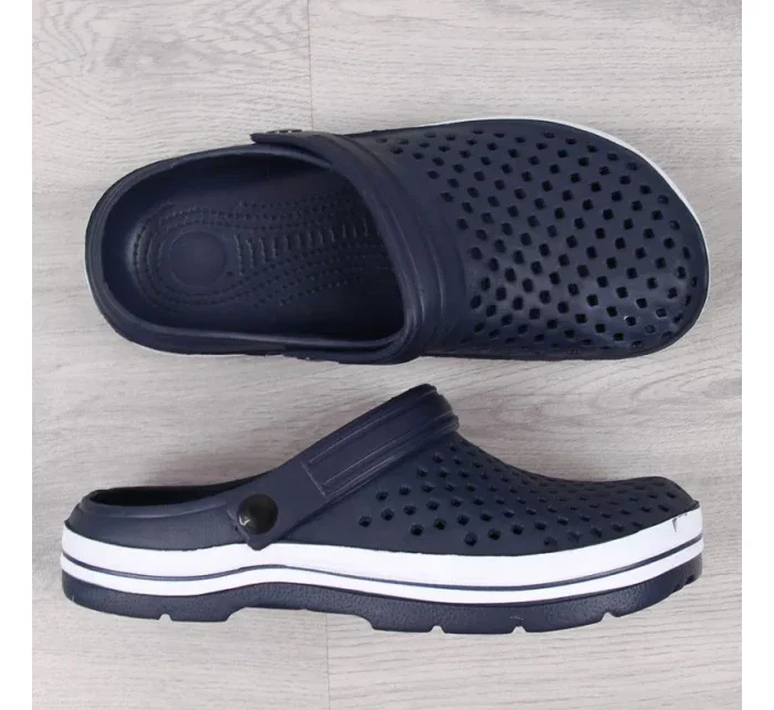 Pánské pěnové nazouváky W model 16185961 navy blue - NEWS Pánské pěnové nazouváky W model 16185961 navy blue - NEWS