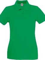 Fruit of the Loom Lady-Fit Premium Polo Dámske piqué polo 16.3030 kelly green