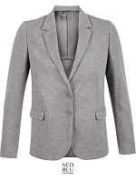 NEOBLU Marcel Women Dámsky piqué sako 24.3170 šedá melírovaná NEOBLU Marcel Women Dámsky piqué sako 24.3170 šedá melírovaná