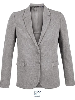 NEOBLU Marcel Women Dámsky piqué sako 24.3170 šedá melírovaná