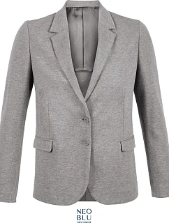 Women Dámský piqué blejzr grey melange model 22500366 - NEOBLU