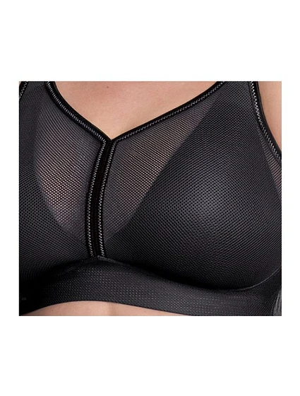air control sportovní podprsenka s pěnovou výztuží model 10626720 antracit - Active
