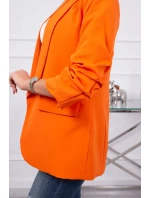 Bunda s klopami elegantná oranžová