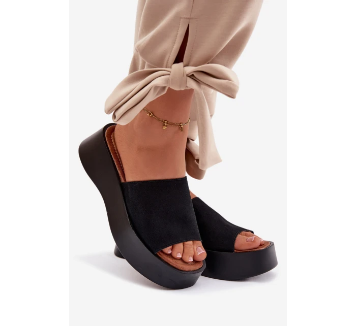 Dámské sandály na platformě Černé model 21951453 - Boto