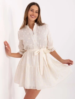 Sukienka LK SK model 21217569 jasny beżowy - FPrice