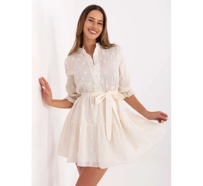 Šaty LK SK 510085.06 svetlo béžová Šaty LK SK 510085.06 svetlo béžová