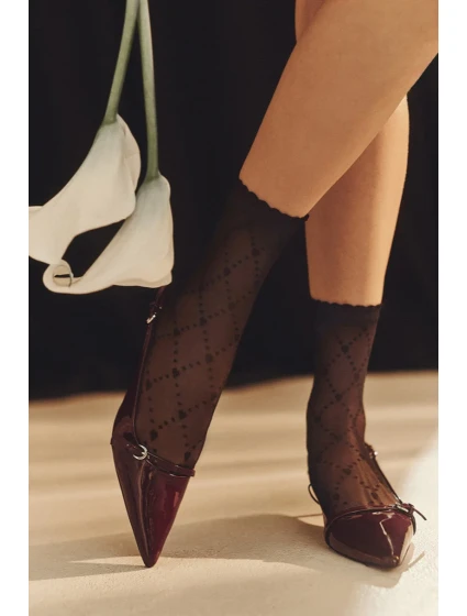 TENKÉ PONOŽKY VZOR model 21013759 - Gabriella