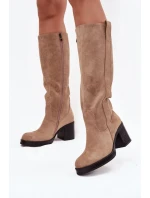 Topánky na podpätku model 220225 Krok v štýle