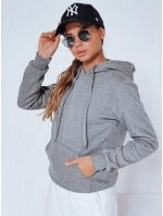 Dámská mikina BASIC s kapucí antracitová model 21962134 - FashionStreet