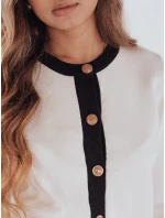 Dámsky sveter CHICLINE ecru FashionStreet MY2557