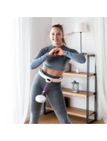 HHM17 HULA HOP BIELA/FIALOVÁ S MAGNETMI A ZÁVAŽÍM + POČÍTADLO HMS HHM17 HULA HOP BIELA/FIALOVÁ S MAGNETMI A ZÁVAŽÍM + POČÍTADLO HMS