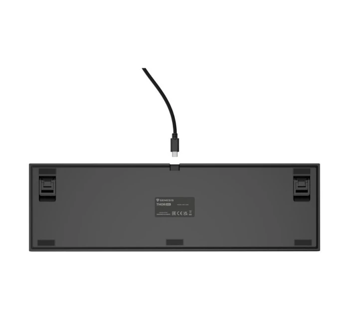 GENESIS THOR 404 Univerzálna USB QWERTY klávesnica Anglicky Black GENESIS THOR 404 Univerzálna USB QWERTY klávesnica Anglicky Black