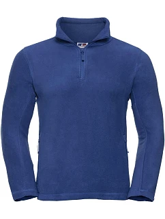 Fleecová mikina s 1/4 zipem 10. bright royal model 22474954 - Russell Athletic
