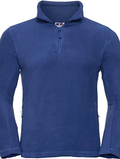 Fleecová mikina s 1/4 zipem 10. bright royal model 22474954 - Russell Athletic