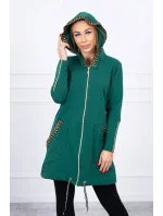 Halenka s ozdobnou stuhou tmavě zelená Halenka s ozdobnou stuhou tmavě zelená