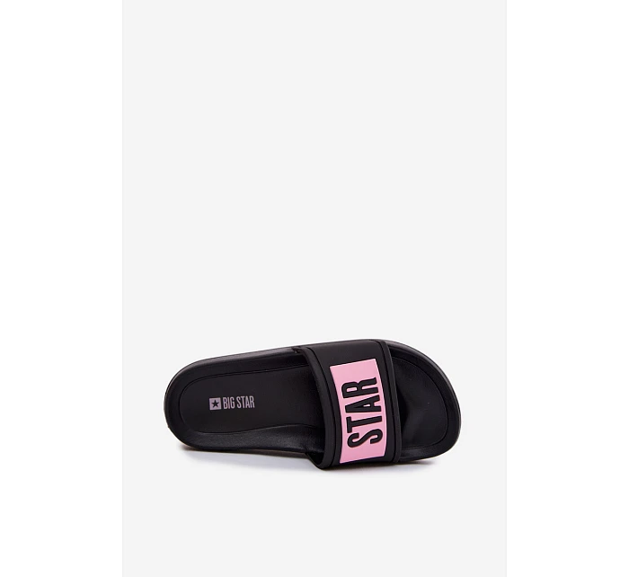Dětské pantofle Big Star TT374A004 Černo-Růžové