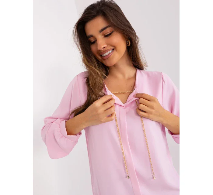 Blúzka EM BZ 13575.08 svetlo ružová