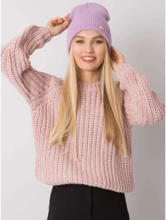 Dámska čiapka.26X svetlo fialová