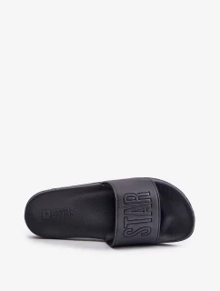Ľahké pánske papuče s logom Big Star čierne