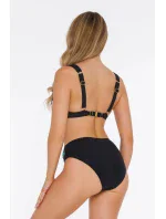 Dámské dvoudílné plavky Barcelona 1 model 21129949 černé s listy - Self