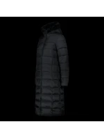 Dámský zimní dlouhý kabát zateplená bunda s kapucí černá model 21350594 - CMP