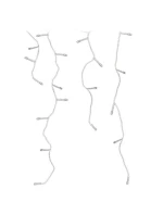 VIANOČNÝ STROMČEK SVETLÁ VONKAJŠIE SVETLO OPONA 360 VIEDOL ČASOVAČ STUDENÁ BIELA PRIEHĽADNÝ KÁBEL