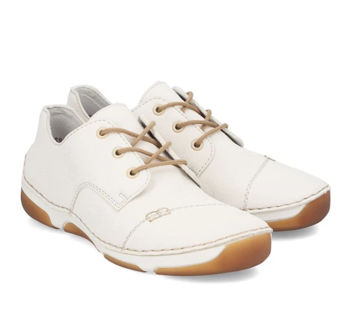 Dámská pohodlná bílá polobotka model 21910632 - Rieker