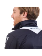 Unisex tepláková súprava Givova Visa v tmavo modrej a bielej farbe 0403 Unisex tepláková súprava Givova Visa v tmavo modrej a bielej farbe 0403