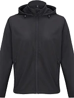 SOL'S Race Hooded Men Pánska dvojvrstvová softshellová bunda s kapucňou 25.4447 čierna