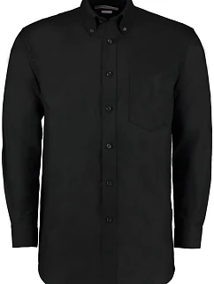 Kustom Kit KK 351 (13,5–18) Pracovná košeľa Oxford s dlhým rukávom 43.0351 čierna