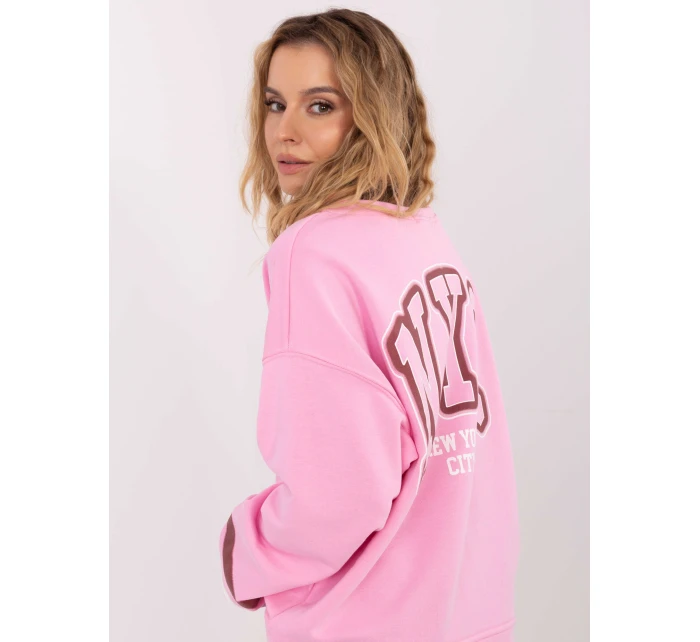 Mikina MJ BL H2496.27 svetlo ružová