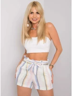 Šortky RO SN 2514.34P biela a modrá
