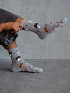 Dámske ponožky Mushrooms 0200.187