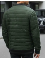 Pánska prešívaná bunda bomber zelená TX2211A