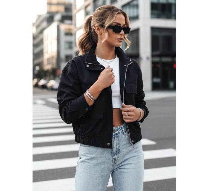 Dámska prechodná bunda ISTAN black FashionStreet TY4185