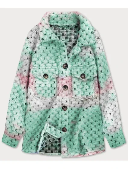 dámská košilová bunda se stojáčkem model 14991159 - MADE IN ITALY