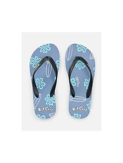 Japonki chłopięce model 22245558 Bloom Open Toe Boy niebieskie - Rip Curl