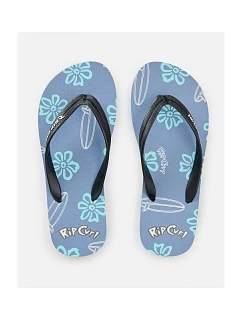Japonki chłopięce model 22245558 Bloom Open Toe Boy niebieskie - Rip Curl