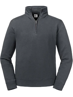 Mikina s 1/4 zipem "Authentic" 10. convoy grey model 22473174 - Russell Athletic