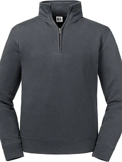 Russell Athletic 270M Mikina s 1/4 zipsom „Authentic“ 10.270M convoy grey